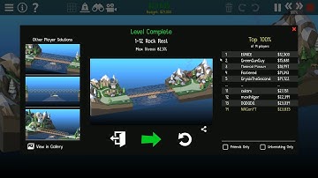 Poly Bridge 2 1-12: Rock Rest