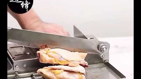 Manual Frozen Meat Slicer Household Stainless Steel Bone Cutting Slicing Machine