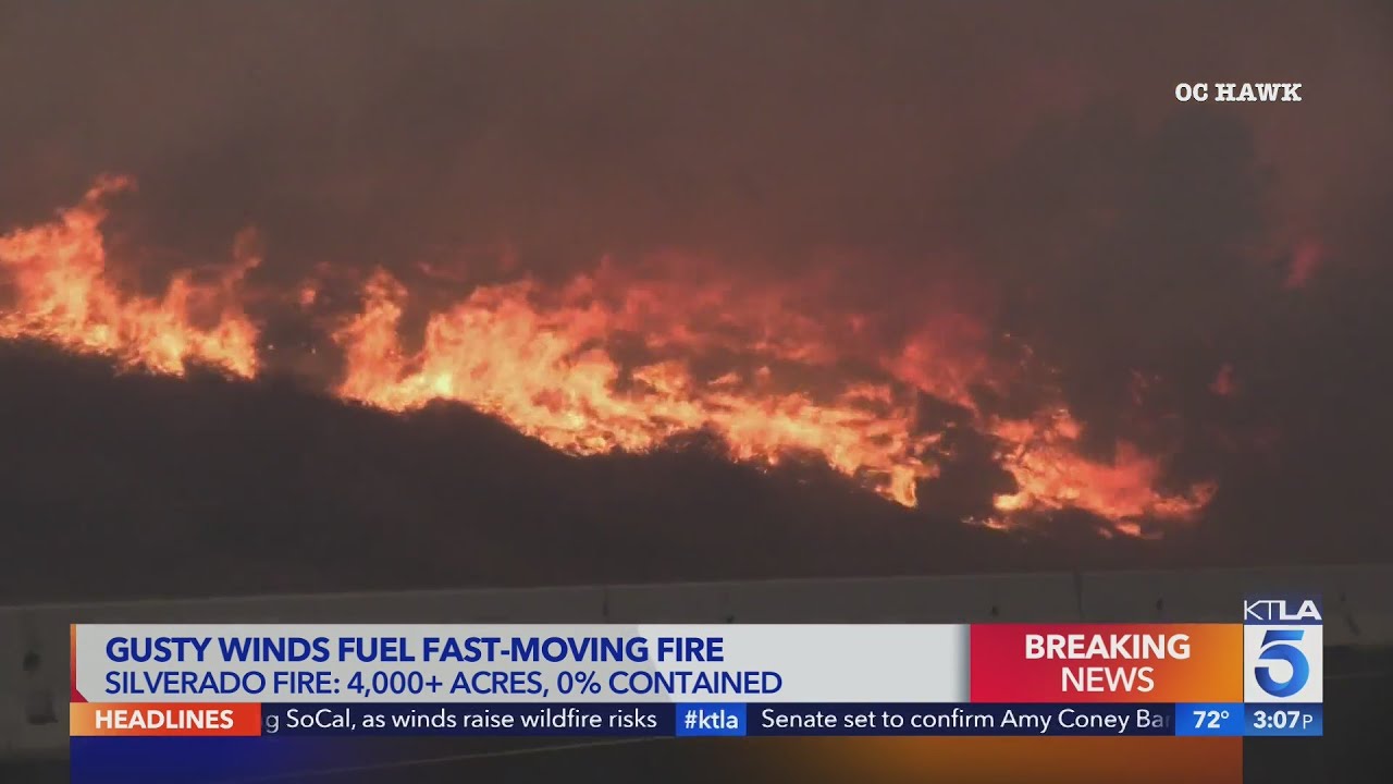 Silverado Fire: 2 Firefighters Critically Injured, Evacuations For ...
