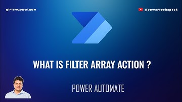 What is Filter Array action in Microsoft Power Automate?