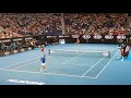 Novak Djokovic: great point in Slow Motion vs Medvedev (Court Level ATP Match)