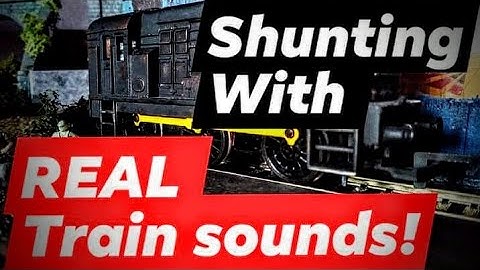 Shunting session with REAL TRAIN SOUNDS @ North end Sidings model railway oo gauge