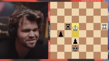 Magnus LAUGHS at the STALEMATE TRICK and He TEACHES How to BUILD A BRIDGE in the ROOK ENDGAME