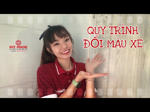 Đổi Màu Sơn Xe Máy - Quy trình đổi màu xe và cavet đúng màu thực tế. Vô cùng đơn giản cùng Huy Hoàng.