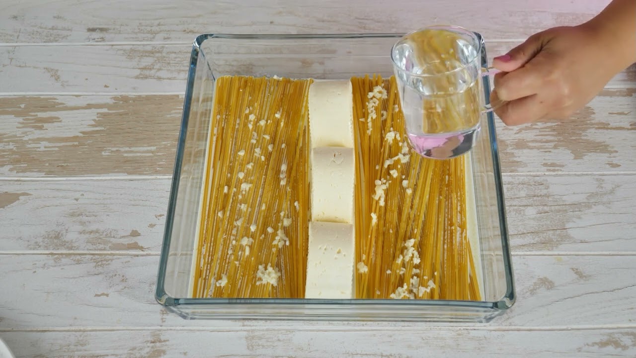 Backofen Spaghetti mit cremiger Käsesauce I Blitzrezept - YouTube