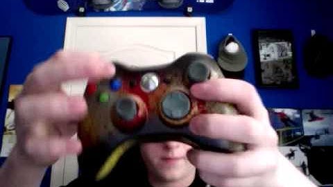 Xbox Controller Paint Job | Red Yellow Black Splatter