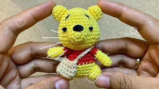 Winnie the Pooh crochet tutorial | easy make money 💰 keychain