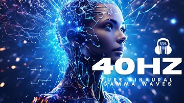 40 Hz Gamma – Pure Tone Binaural Beat | The Brain’s Operating System