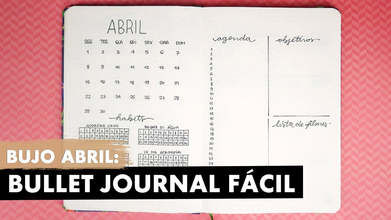 BULLET JOURNAL MINIMALISTA | Marina Viabone - YouTube