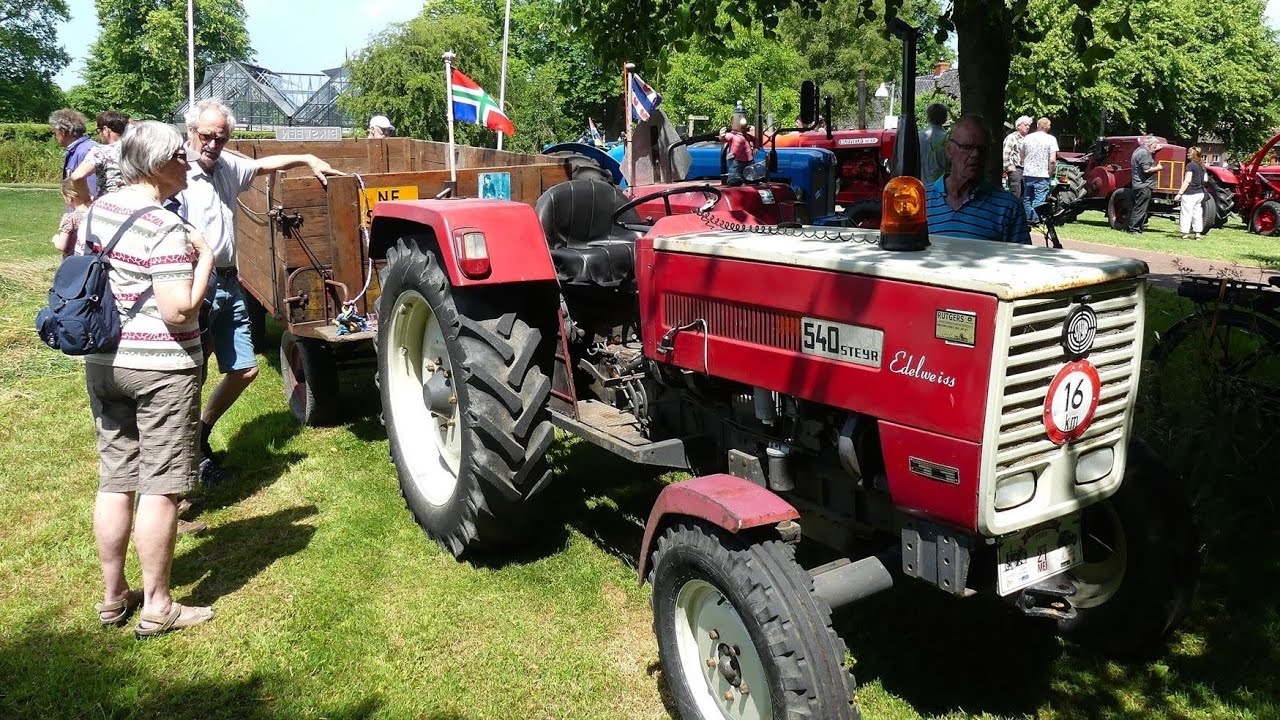 Schitterende Oldtimerdag en markt op Borg Ewsum in Middelstum 24 juni 2023.