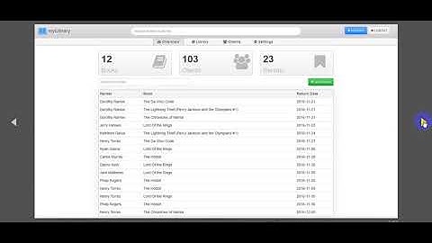 Free Download myLibrary   Books Library Management System