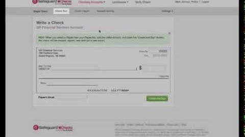 Safeguard eChecks - Send Multiple Checks