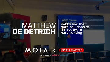 Pekko & the hard solutions to hard forking issues by Matthew de Detrich | Scala Matters Meet-up