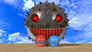 Two Robot Pacman Vs Yellow Robot Pacman