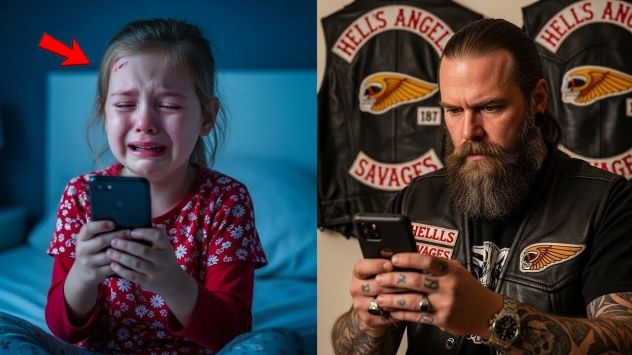 Une fillette envoie un SMS au mauvais numéro : « Il a cassé le bras de maman » — Le motard arrive.