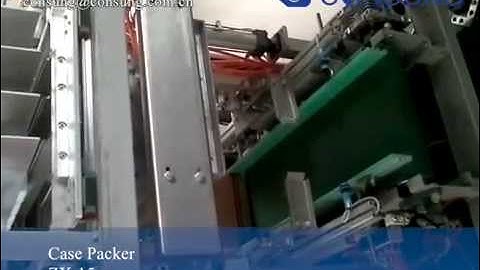 fully automatic drop type case packer for bottle