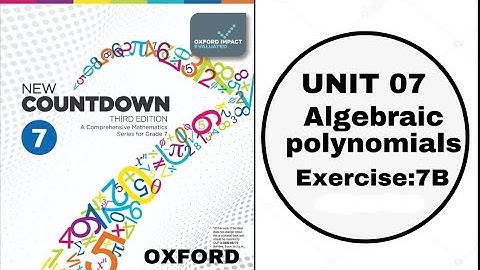 Class 7th New countdown(3rd Edition) Oxford Maths Exercise 7B Question no. 11