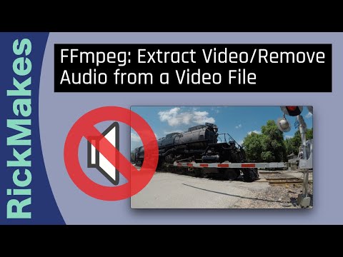 FFmpeg: Extract Video/Remove Audio from a Video File