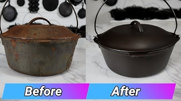 Cast Iron Dutch Oven Restoration