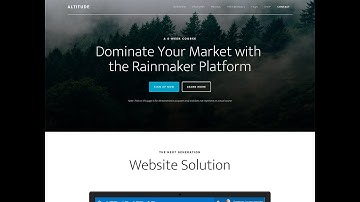 Use Altitude Pro Themes Front Page Template On Unlimited Single Pages
