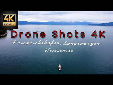 Spectacular Germany through 4K UHD drone shots- Friedrichshafen, Langenargen and Weißensee