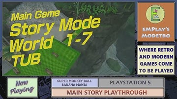 Super Monkey Ball Banana Mania - PS5 - Story Mode - #7 - World 1 - Stage 7
