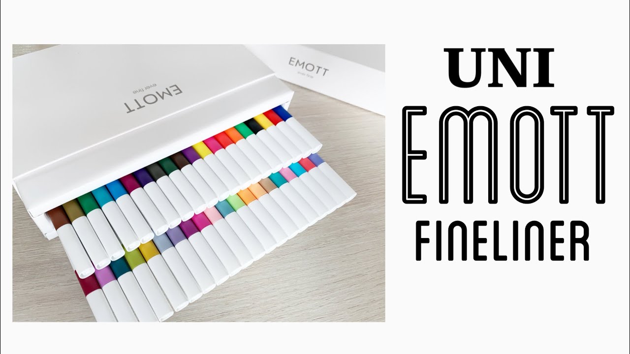 EMOTT 0.4mm Fineliner Pen Set of 5 - #2