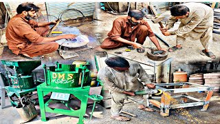 New Technical Work of Manufacturing Wheat Grinding Machine | How Local Worker Makes Wheat Grinder