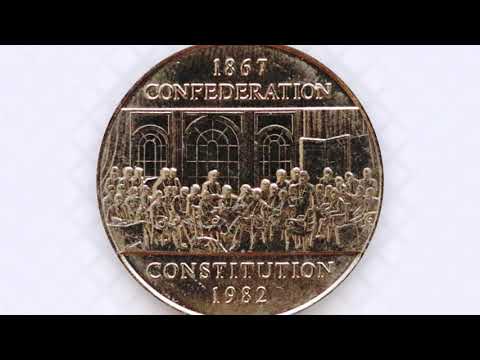 |1982| Canadian Confederation Constitution Dollar Coin