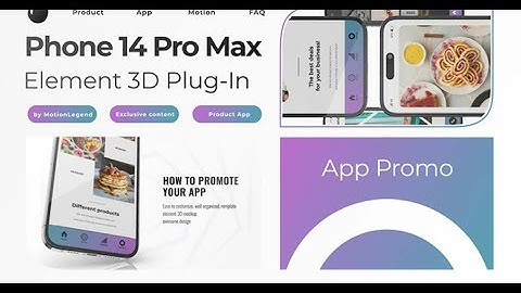 App Promo Phone 14 Pro Presentation Promotion | After Effects template - Envato elements