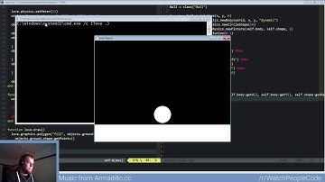 [Lua, LÖVE] Playing around with LÖVE physics engine -- Week 1, Day 1