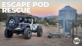 Rescuing the Escape Pod with Our Jeep Wrangler and Warn Winch by Wayalife 16,658 views 1 year ago 5 minutes, 32 seconds
