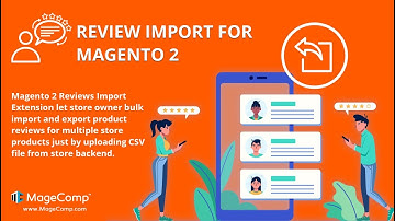 Magento 2 Import Export Product Review Extension