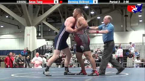 Amos Tong vs. Henning Skilbred at 2013 Veterans Na...