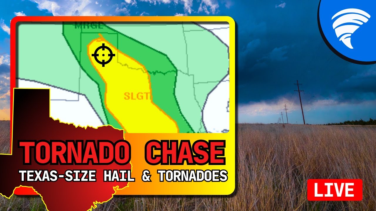 LIVE Texas Panhandle storm chase - gorilla hail &tornado potential ...
