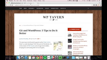 #6 What to Commit? - Git for WordPress Developers