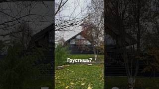 Боремся с грустью #загородныйдом #строительство #фахверк #панорамноеостекление