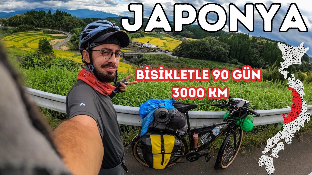 90 Gün 3000 Km Bisikletle Japonya Turu