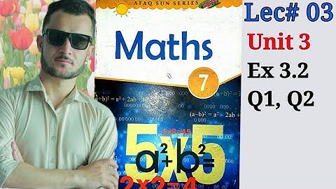 Types Of Decimals. Terminating and non terminating. 7th-Math-Unit-3-Ex-3.2 Q1,Q2 (Afaq Sun Series)