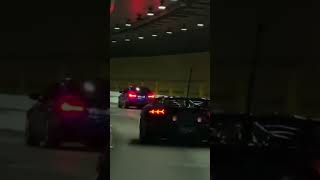 Lamborghini modified gintani exhaust sound and flames #lamborghini #ytshorts #carshorts #shortsfeed
