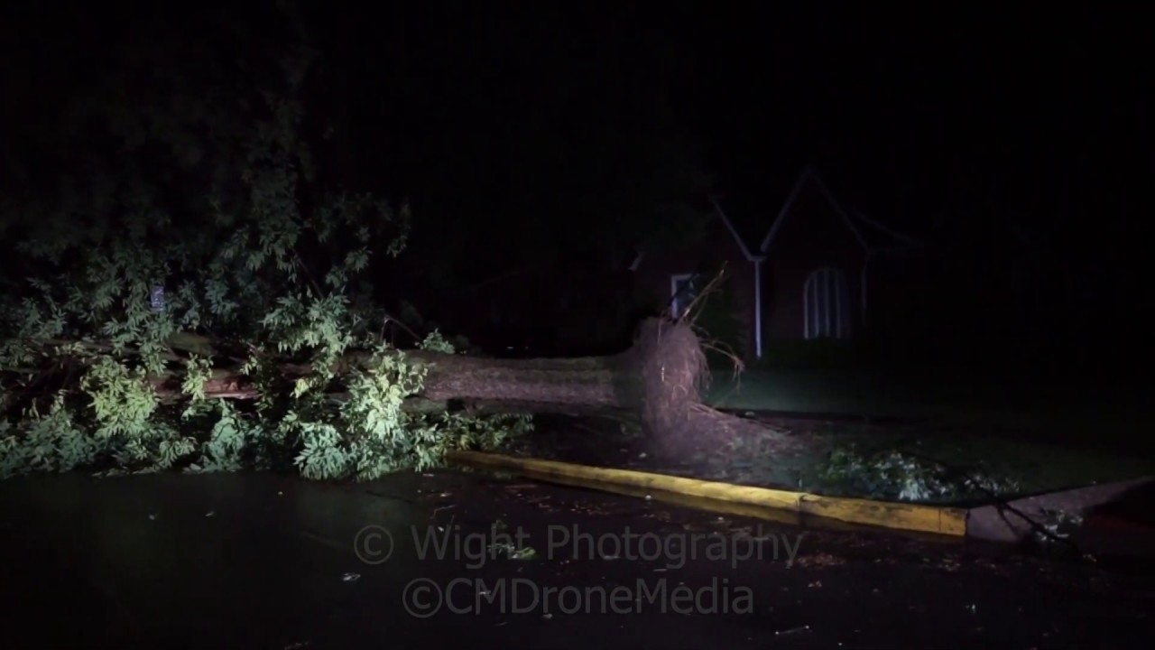 Storm Damage Following Severe Squall Line Norman, Oklahoma July 12