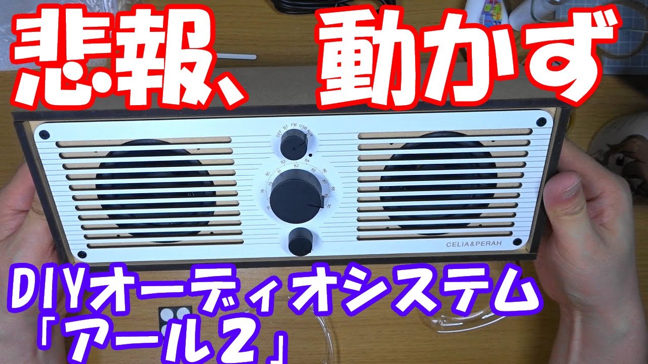 悲報】動かない！DIYオーディオシステム「アール2」 - YouTube