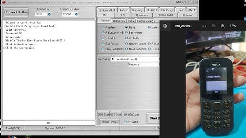 nokia 1017 Format with sim lock miracle free tool 100% Done