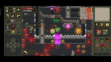 TibiaME - Opening Erebos barriers with friends (part 1)