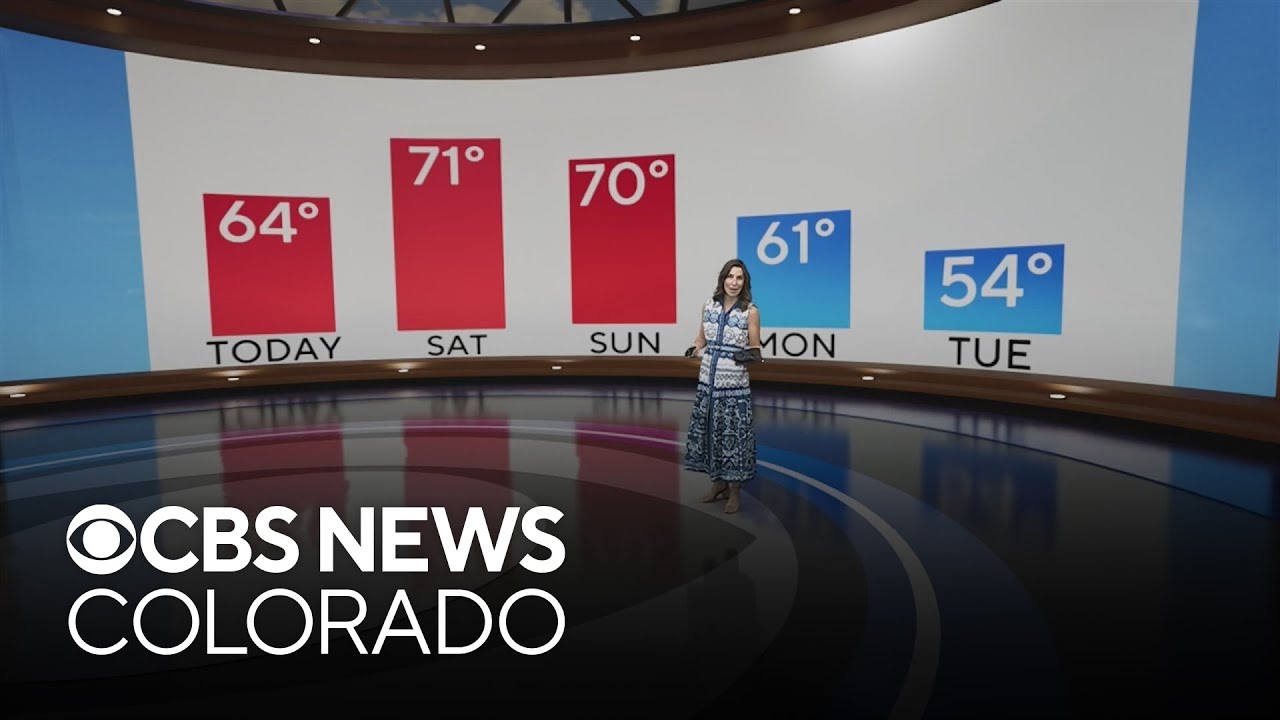 Cooler Friday, warmer weekend on the way for Colorado - YouTube