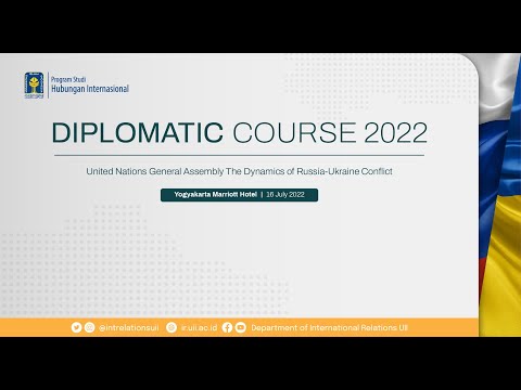 The 8th Annual Diplomatic Course of IR UII & Launching of Diplomacy Room