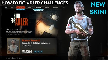 How To Unlock The New Adler Skin - Warzone Season 3 (Adler Challenges)
