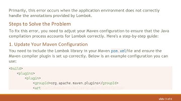 Resolving TypeNotPresentExceptionProxy Error When Adding Lombok Dependency to Your Java Project