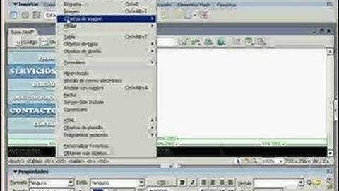 DreamWeaver curso pagina web videotutoriales.es