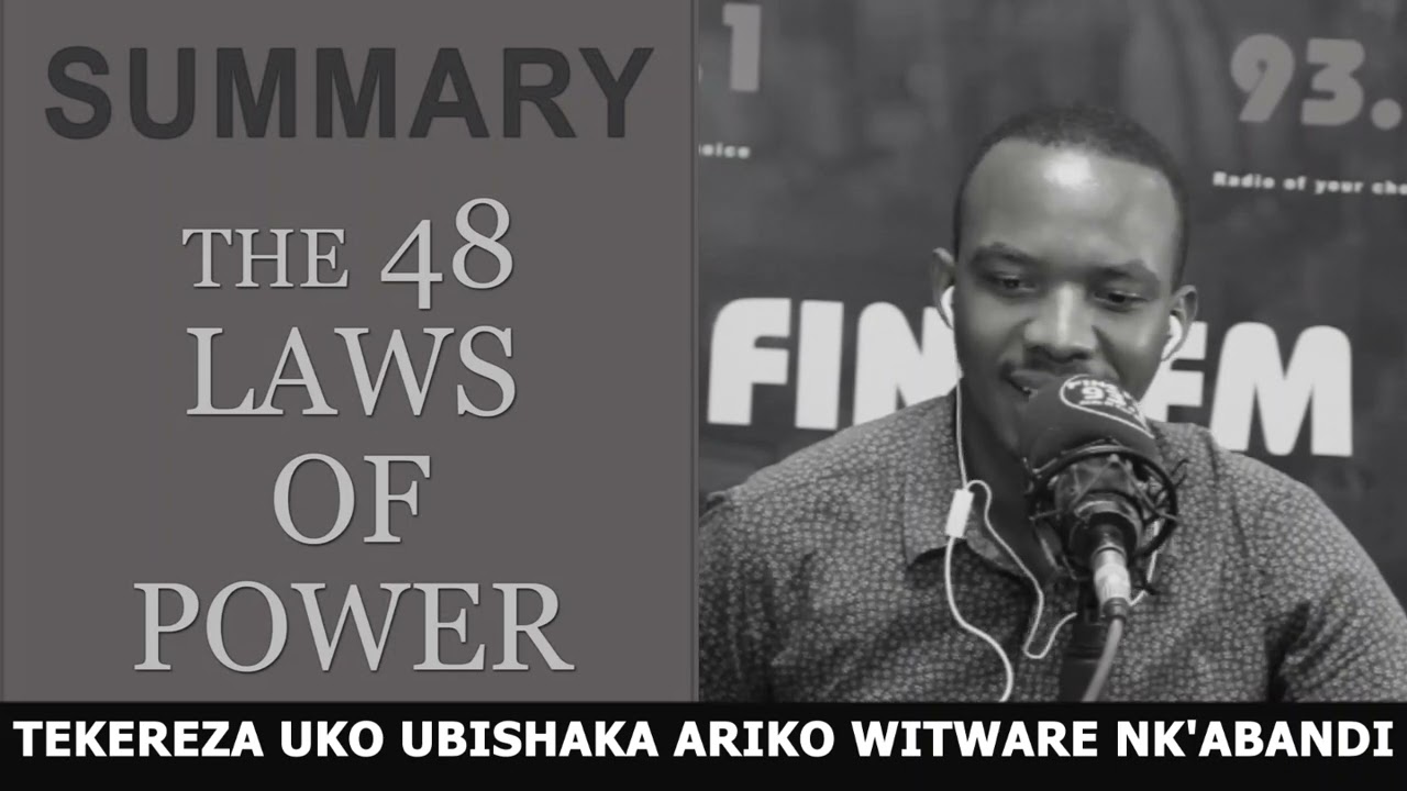 TEKEREZA UKO UBISHAKA ARIKO WITWARE NK'ABANDI (IGICE CYA KANE CY'AMATEGEKO Y'IMBARAGA)